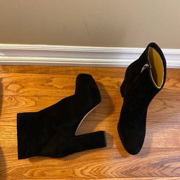 Gianvitto rossi black real leather suede boots - Picture 6 of 9